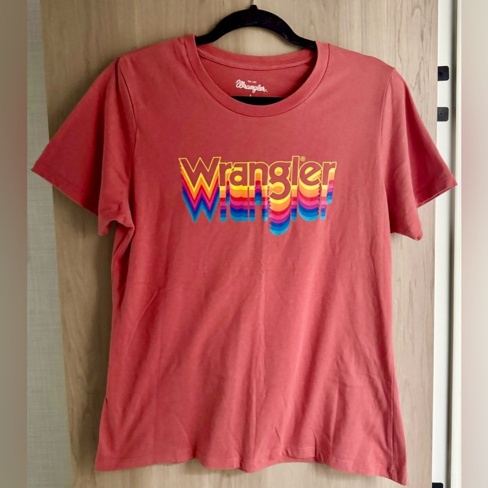Wrangler | Rust Logo Tee | Size L